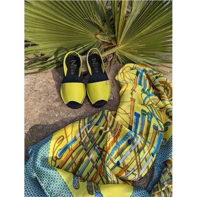 Ab.Zapatos 320-8 PC pistacho+палантин Martina HYL (100) amarillo