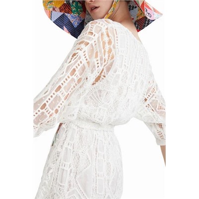 Vestido estilo crochet Johnson Hartig