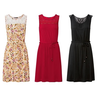 ESMARA® Damen Kleid