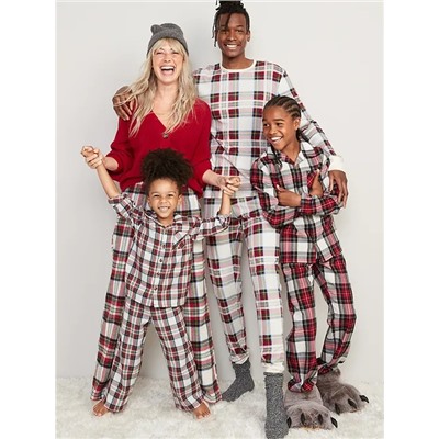 Printed Flannel Jogger Pajama Pants for Women