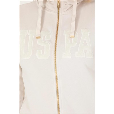 Kadın Taş Kapüşonlu Basic Sweatshirt