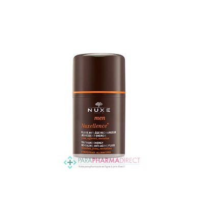 Nuxe Men Nuxellence Fluide Anti-Âge Rechargeur Jeunesse et Énergie 50ml