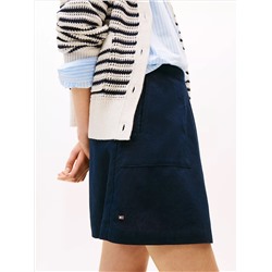 Cotton-Linen Blend Skirt