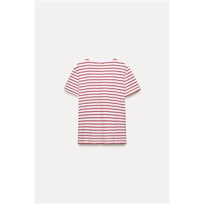 COTTON T-SHIRT WITH ENZYME FINISH