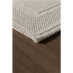 Barres Banyo Paspası - Ekru - 60 x 100 cm