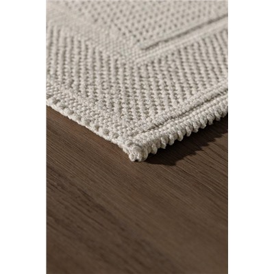 Barres Banyo Paspası - Ekru - 60 x 100 cm