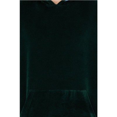 Erkek Yeşil Kapüşonlu Sweatshirt