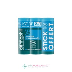 Dermophil Stick Bio Lot de 3