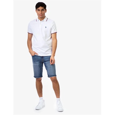 TIPPED OTTOMAN PIQUE POLO SHIRT