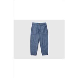 United Colors of BenettonErkek Çocuk Mix Keten Karışımlı Denim Pantolon