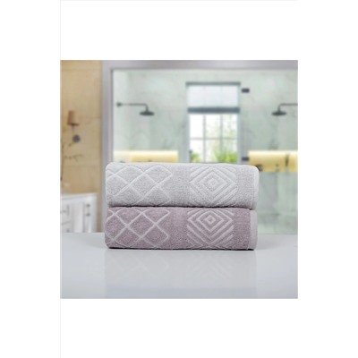 ILGIN HOME Pamuk El Havlusu Yüz Havlusu 2'li Set 50 X 90 Cm. ILGINHOMEPAMUKELYUZ