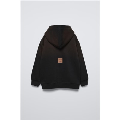 FADED-EFFECT HOODIE
