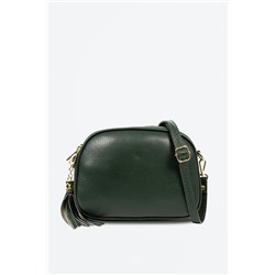 Bandolera de piel Verde oscuro