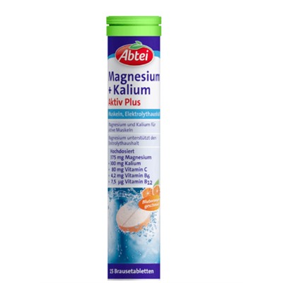 Magnesium Kalium Active Brausetabletten 15 St., 82,5 g