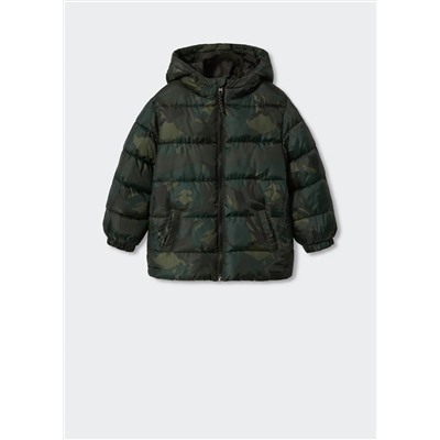 Anorak acolchado capucha -  Niño | MANGO OUTLET España