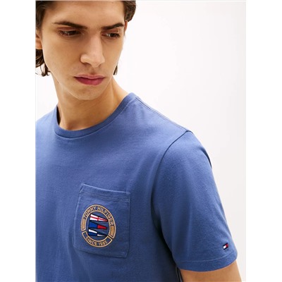 Nautical Flag Logo Pocket T-Shirt