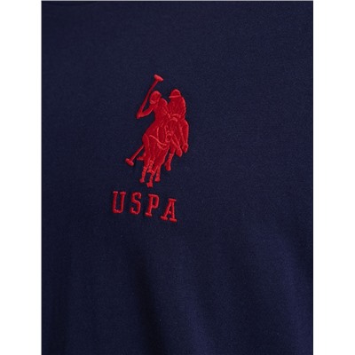 VERTICAL U.S. POLO ASSN. GRAPHIC COLORBLOCK T-SHIR
