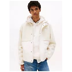 Tommy Jeans Mixed Media Teddy Jacket
