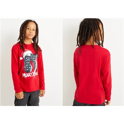 Weihnachts-Langarmshirt