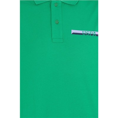 Erkek Yeşil Oversize Polo Yaka Tişört