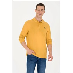 Erkek Hardal Basic Sweatshirt