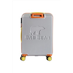 Bad Bear Logo Suıtcase Gri Orta Boy Valiz HBCV00004A2F4A