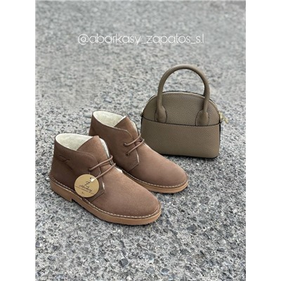 AB.Z. 3612/2 Vison С ДВОЙНЫМИ ШНУРКАМИ+Ab.Zapatos PELLE Peque (550) АКЦИЯ