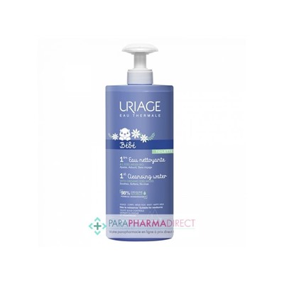Uriage Bébé 1ère Eau Nettoyante sans Rinçage 1 litre