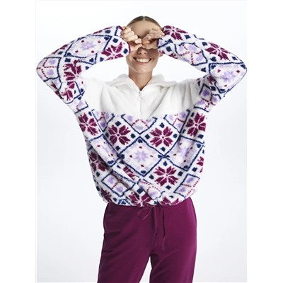 LC Waikiki Dik Yaka Desenli Uzun Kollu Kadın Pijama Takımı, LCW DREAM                                            
                                            Dik Yaka Desenli Uzun Kollu Kadın Pijama Takımı
