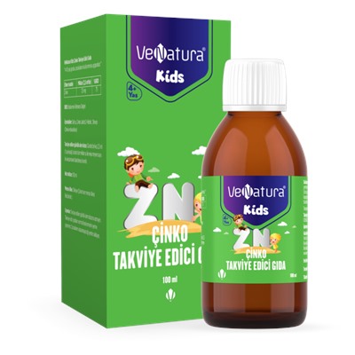 Venatura Kids ZN Детский цинк комплекс витаминов - 100 мл
