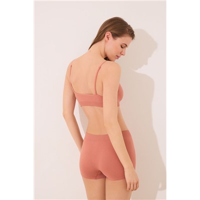 Culotte canalé seamless rosa
