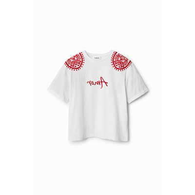 Camiseta bordada Stella Jean