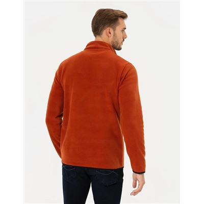 Kiremit Regular Fit Polar Sweatshirt