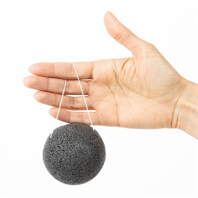 Charcoal Konjac Sponge, Спонж конняку с древесным углем