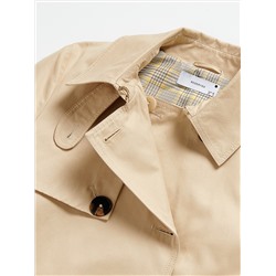 Trenchcoat mit hohem Baumwollanteil