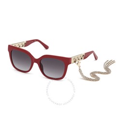GUESSLadies Red Square Sunglasses GU769166B54
