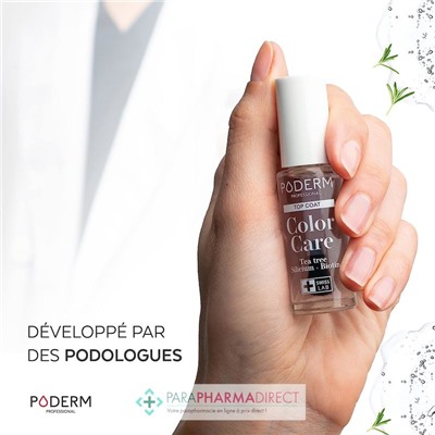 Poderm Vernis Tea Tree Color Care Top Coat n°002 8ml