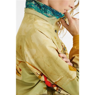 Parka capucha 100% algodón