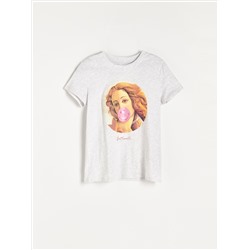 T-Shirt mit aufdruck