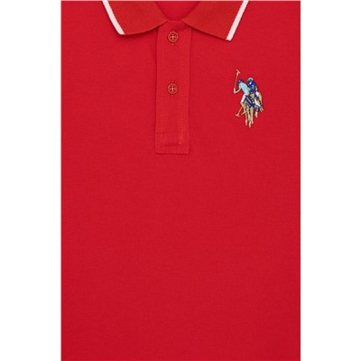 Erkek Çocuk Kırmızı Polo Yaka Tişört