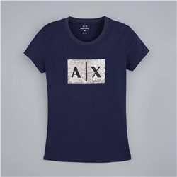 Облегающая футболка с пайетками ARMAN*I EXCHANGE ОРИГИНАЛ!