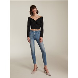 Slim-Jeans mit mittlerer Leibhöhe