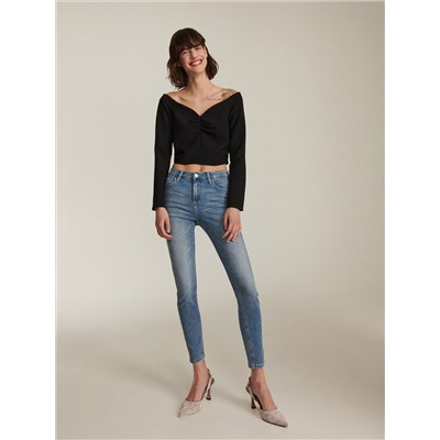 Slim-Jeans mit mittlerer Leibhöhe