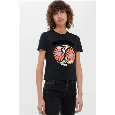 Camiseta "Save Nature" flores