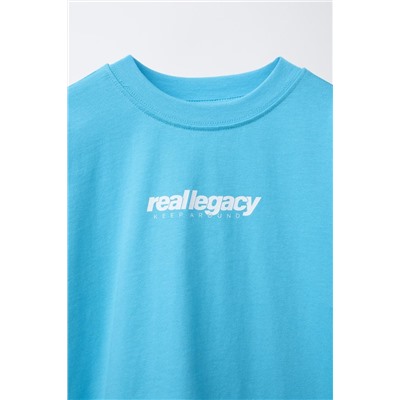 T-SHIRT WITH LABEL PRINT