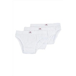 Dagi Erkek Çocuk Beyaz 3'lü Slip K017Y0050