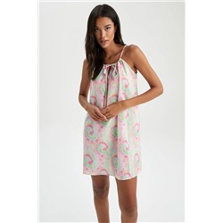 Defacto Fall In Love Regular Fit Plaj %100 Pamuk Kıyafeti Y9976AZ22HS