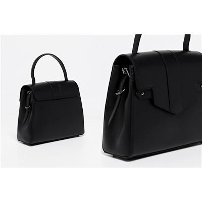 Bolso de piel Leni Negro