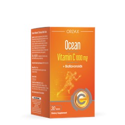 Витамин С ORZAX Vitamin C 1000 мг + Bioflavonoids 30 таб