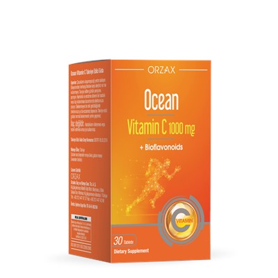Витамин С ORZAX Vitamin C 1000 мг + Bioflavonoids 30 таб